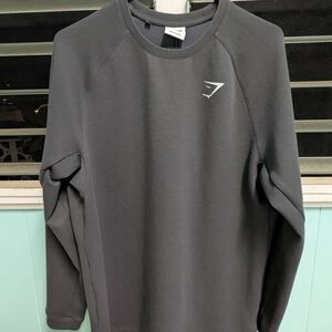 Mens Medium Gymshark Gray Long Sleeve Sweatshirt